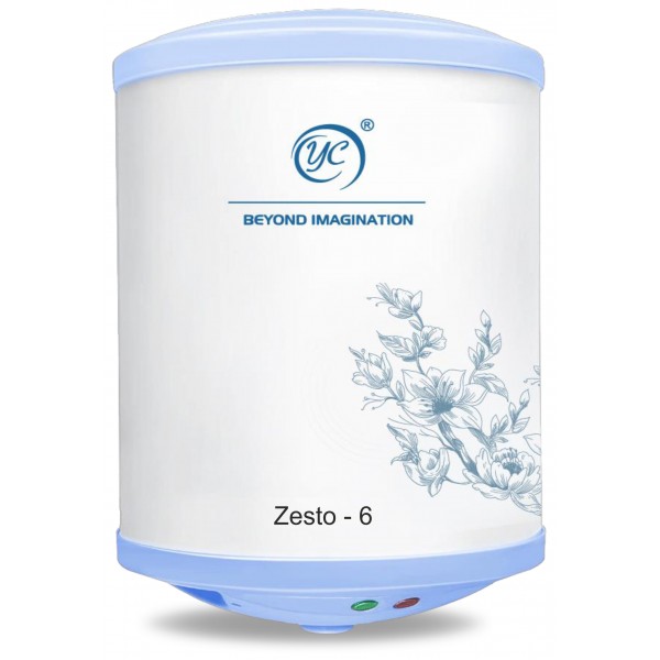 YC 6L Storage Water Geyser Zesto-6( Glassline)